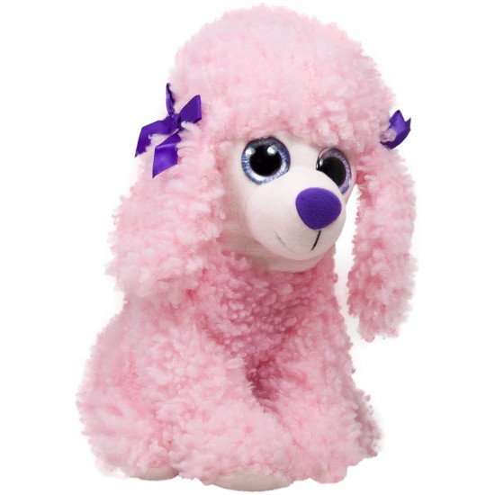 Σκύλος κανίς με μεγάλα μάτια - Ροζ- Λευκό 26cm