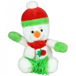 AMEK Χιονάνθρωπος με καπέλο και κασκόλ - 25cm