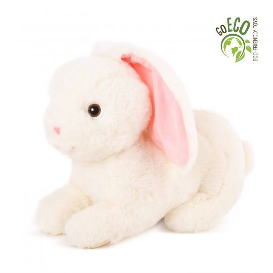 AMEK ECO Rabbit ξαπλωμένο - Λευκό 25cm