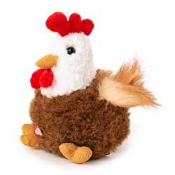 AMEK TOYS CHICKEN BROWN 22CM +ΜΟΥΣΙΚΗ   014203