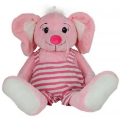 AMEK TOYS PINK MOUSE W JUMPING SUIT 38CM  050321