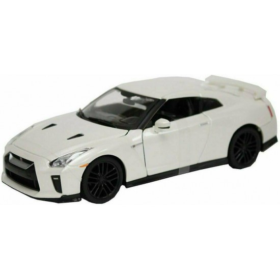 bburago 1/24 PLUS 2017 NISSAN GT-R WHITE