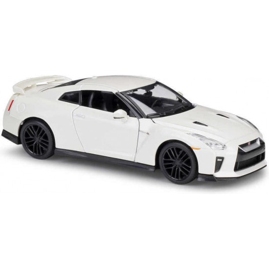 bburago 1/24 PLUS 2017 NISSAN GT-R WHITE