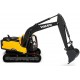 BBURAGO 1:50 CONSTRUCTION NEW HOLLAND W170D -VOLVO EC220E(32080)