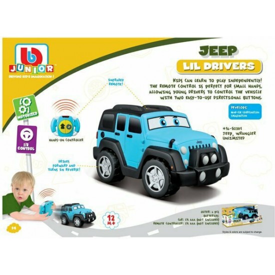 BB JUNIOR RC JEEP LIL DRIVERS, JEEP WRANGLER UNLIMITED