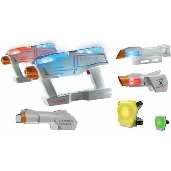 IDEA Laser X Fusion Blaster Set for 2 Players, 250 Foot