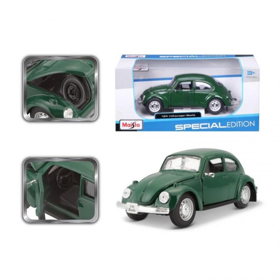 Maisto 1:24 SE Volkswagen Beetle - Green 31926 Maisto 1:24 SE Volkswagen Beetle - Green 31926