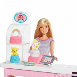 Mattel Barbie Ζαχαροπλαστείο με Κούκλα