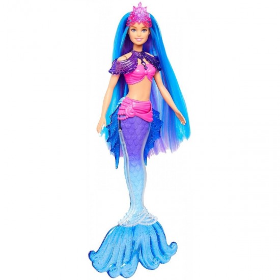 Barbie Mermaid Power Κούκλα Malibu Γοργόνα και Αξεσουάρ (HHG52)