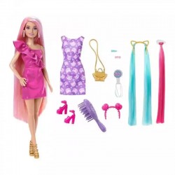 Barbie Mattel  Πολύχρωμα Μαλλιά Jdc85