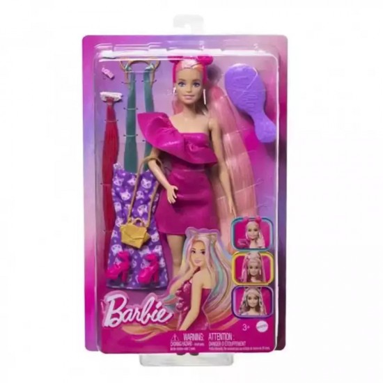 Barbie Mattel  Πολύχρωμα Μαλλιά Jdc85