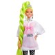 Barbie Mattel Κούκλα Extra Neon Green HDJ44