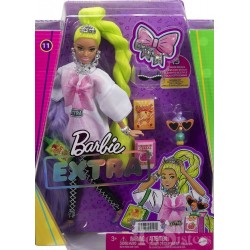 Barbie Mattel Κούκλα Extra Neon Green HDJ44