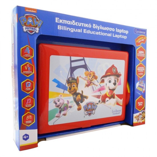 Lexibook Ηλεκτρονικό Παιδικό Εκπαιδευτικό Laptop Tablet Paw Patrol