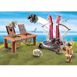 Ο Σκόρδος Με Καταπέλτη Προβάτων 9461 Playmobil Dragons