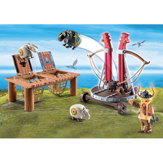 Ο Σκόρδος Με Καταπέλτη Προβάτων 9461 Playmobil Dragons