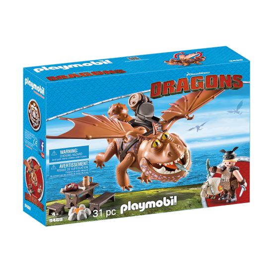 Ο Λέπιας Με Τον Χοντροκέφαλο 9460 Playmobil Dragons