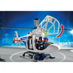 Ελικόπτερο Αστυνομίας Με Προβολέα LED Playmobil 6921
