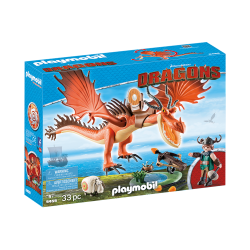 Ο Μύξαρχος με τον Τσιγκελοδόντη 9459 Playmobil Dragons