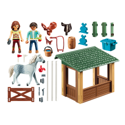 Στίβος Ιππασίας με τη Λάκυ και τον Χαβιέρ Playmobil Spirit Riding 70119