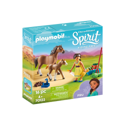 H Πρου Με Άλογο Και Πουλάρι 70122 Playmobil Spirit Riding Free 