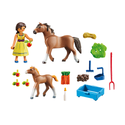 H Πρου Με Άλογο Και Πουλάρι 70122 Playmobil Spirit Riding Free 