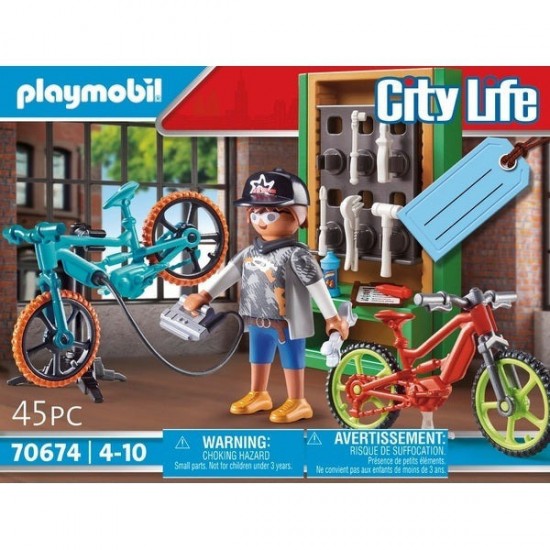 PLAYMOBIL GIFT SET ΣΥΝΕΡΓΕΙΟ ΠΟΔΗΛΑΤΩΝ 70674