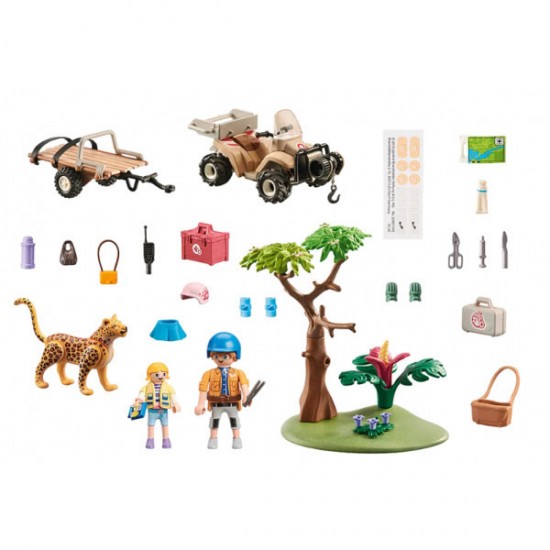 PLAYMOBIL ΦΡΟΝΤΙΣΤΕΣ ΖΩΩΝ ΜΕ ΕΞΕΡΕΥΝΗΤΙΚΟ ΟΧΗΜΑ 71011