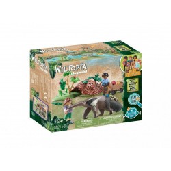 PLAYMOBIL ΠΑΙΔΙΑ ΦΡΟΝΤΙΣΤΕΣ ΖΩΩΝ ΜΕ ΜΥΡΜΗΓΚΟΦΑΓΟ 71012