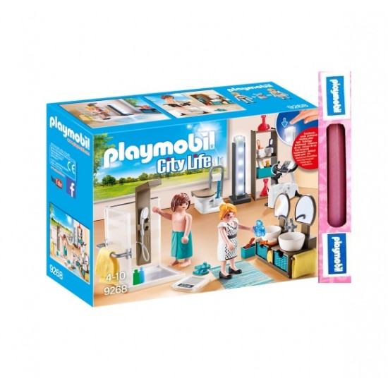 ΠΑΙΧΝΙΔΟΛΑΜΠΑΔΑ ΜΟΝΤΕΡΝΟ ΛΟΥΤΡΟ 9268 PLAYMOBIL