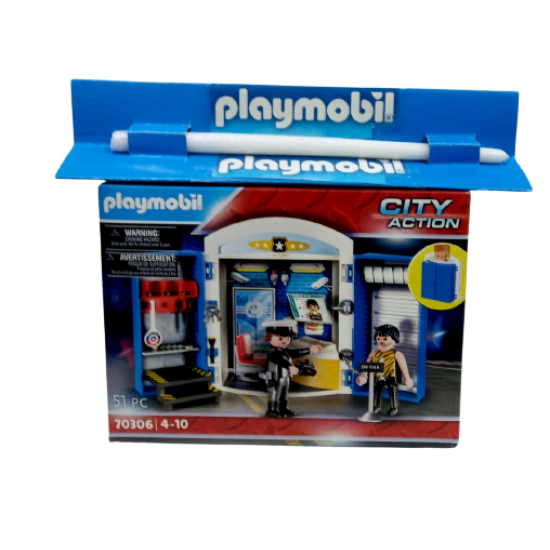 Παιχνιδολαμπάδα PLAYMOBIL 70306 PLAY BOX ΑΣΤΥΝΟΜΙΚΟ ΤΜΗΜΑ