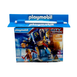 Παιχνιδολαμπάδα PLAYMOBIL 70571 ΑΣΤΥΝΟΜΙΚΟ ΡΟΜΠΟΤ ΚΑΙ ΛΗΣΤΗΣ