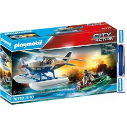 Παιχνιδολαμπάδα Playmobil City Action Police Seaplane για 5-10 ετών