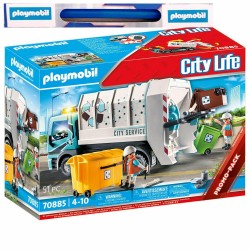 Παιχνιδολαμπάδα Playmobil City Life Φορτηγό Ανακύκλωσης 70885 για 4συν Ετών 