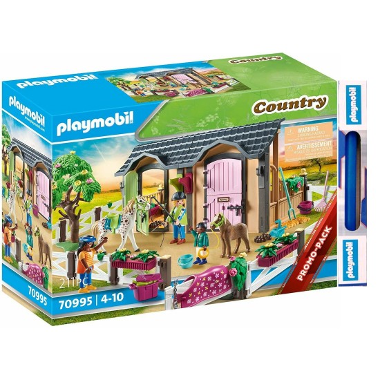 Παιχνιδολαμπάδα Playmobil Country - Μαθήματα Ιππασίας 70995