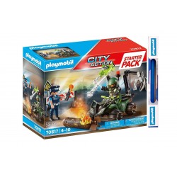 Παιχνιδολαμπάδα Playmobil City Action Εξουδετέρωση Εκρηκτικού Μηχανισμού για 4-10 ετών