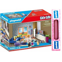 Παιχνιδολαμπάδα Playmobil City Life Family Room για 4-10 ετών