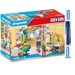 Παιχνιδολαμπάδα Playmobil City Life Μοντέρνο Εφηβικό Δωμάτιο για 4-10 ετών