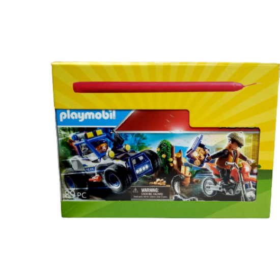 PLAYMOBIL Παιχνιδολαμπάδα ΑΣΤΥΝΟΜΙΚΗ ΚΑΤΑΔΙΩΞΗ OFF-ROAD