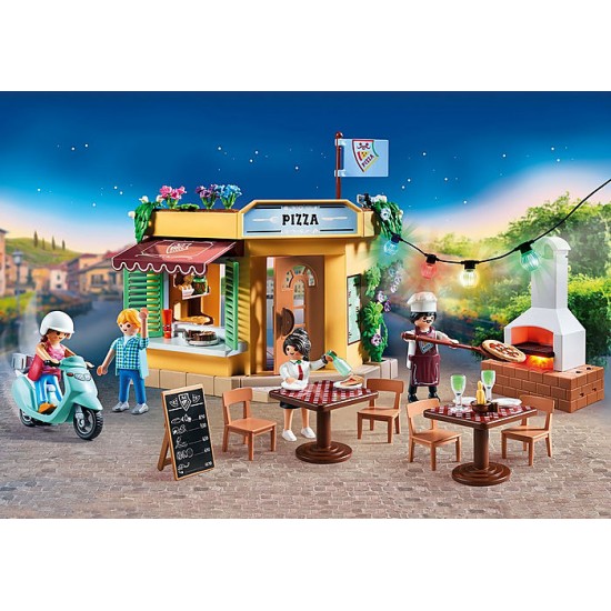 Playmobil Σετ Λαμπάδα City Life Πιτσαρία 10467