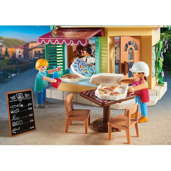 Playmobil Σετ Λαμπάδα City Life Πιτσαρία 10467