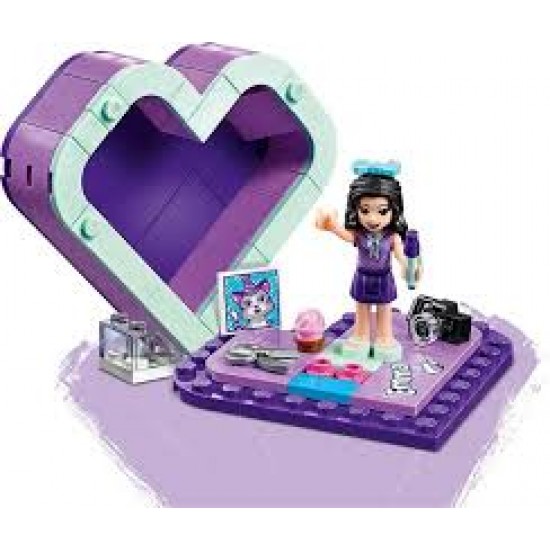 Φίλοι Σετ κουτιού καρδιάς της Emma, ​​μίνι κούκλα και αξεσουάρ Emma, ​​Συλλεκτικά παιχνίδια για παιδιά  LEGO 41355