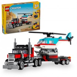 LEGO Flatbed Truck with Helicopter   31146