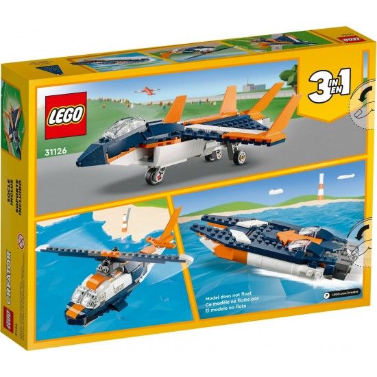 LEGO Supersonic-jet 31126 ΔΟΡΟ Η ΛΑΜΠΑΔΑ