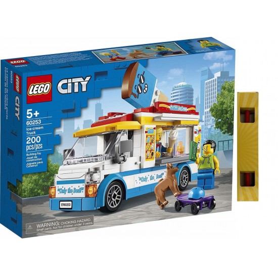 LEGO City Βανάκι Παγωτών (60253) ΔΩΡΟ Η ΛΑΜΠΑΔΑ