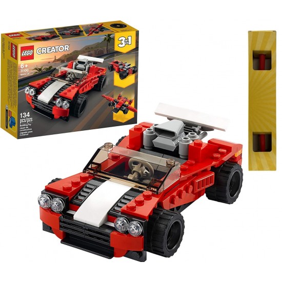 Παιχνιδολαμπάδα LEGO® Creator 3-in-1: Sports Car (31100)