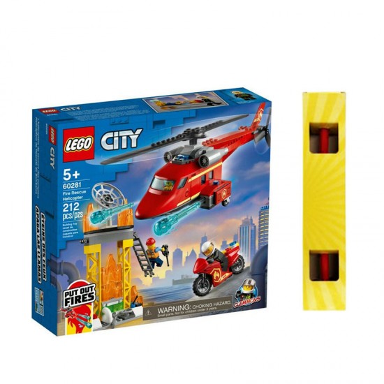 Παιχνιδολαμπάδα Lego City: Fire Rescue Helicopter 60281L