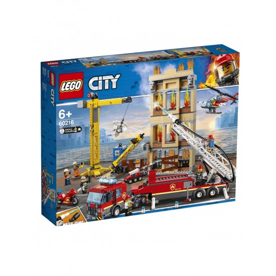 LEGO City Πυροσβεστική Στο Κέντρο Της Πόλης - Downtown Fire Brigade 60216