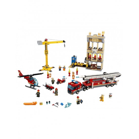 LEGO City Πυροσβεστική Στο Κέντρο Της Πόλης - Downtown Fire Brigade 60216