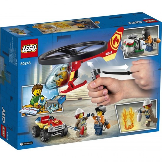 LEGO City Fire Ανταπόκριση Πυροσβεστικού Ελικοπτέρου 60248